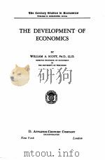 THE DEVELOPMENT OF ECONOMICS（1933 PDF版）