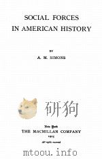 SOCIAL FORCES IN AMERICAN HISTORY（1925 PDF版）