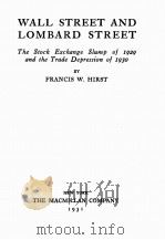 WALL STREET AND LOMBARD STREET（1931 PDF版）