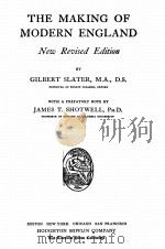 THE MAKING OF MODERN ENGLAND NEW REVISED EDITION PDF电子版封面