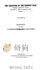 THE EXECUTION OF THE EXPERTS‘ PLAN VOLUME 2 PDF电子版封面