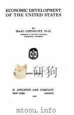 ECONOMIC DEVELOPMENT OF THE UNITED STATES SECOND EDITION（1930 PDF版）