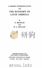 A SHORT INTRODUCTION TO THE ECONOMY OF LATIN AMERICA（1960 PDF版）