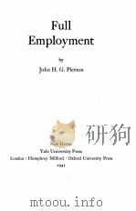 FULL EMPLOYMENT（1941 PDF版）