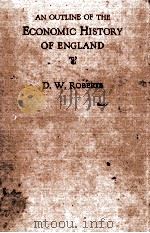 AN OUTLINE OF THE ECONOMIC HISTORY OF ENGLAND TO 1946 FIFTH EDITION（1950 PDF版）