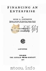 FINANCING AN ENTERPRISE THE FINANCING VOLUME 3（1921 PDF版）