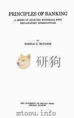 PRINCIPLES OF BANKING（1917 PDF版）