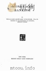 MONEY AND BANKING（1933 PDF版）