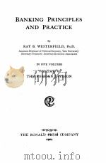 BANKING PRINCIPLES AND PRACTICE VOLUME 5（1921 PDF版）