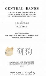 CENTRAL BANKS（1930 PDF版）