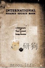 INTERNATIONAL FINANCE SOURCE BOOK（1928 PDF版）