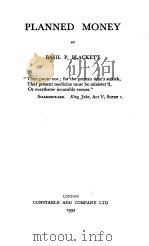 PLANNED MONEY（1932 PDF版）