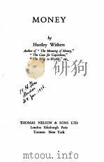 MONEY 1935 PDF电子版封面