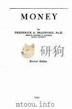 MONEY REVISED EDITION 1933 PDF电子版封面 FREDERICK A. BRADFORD