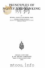 PRINCIPLES OF MONEY AND BANKING（1927 PDF版）