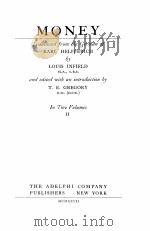 MONEY VOLUME 2 PDF电子版封面 LOUIS INFIELD