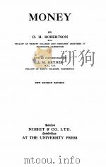 MONEY NEW EDITION REVISED（1930 PDF版）