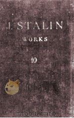 J.V.STALIN WORKS VOLUME 10 1927 1954 PDF电子版封面