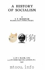 A History of socialism（1930 PDF版）