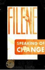 SPEAKING OF CHANGE A SELECTION OF SPEECHES AND ARTICLES（1939 PDF版）