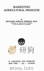 MARKETING AGRICULTURAL PRODUCTS（1923 PDF版）