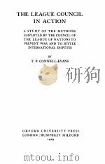 THE LEAGUE COUNCIL IN ACTION（1929 PDF版）