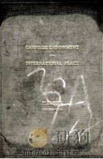 CARNEGIE ENDOWMENT FOR INTERNATIONAL PEACE 1913-1914 1914 PDF电子版封面