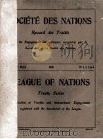 LEAGUE OF NATIONS TREATY SERIES VOLUME XLIX NUMBERS 1-4（1926 PDF版）