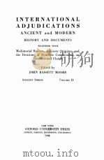 INTERNATIONAL ADJUDICATIONS VOLUME II（1936 PDF版）
