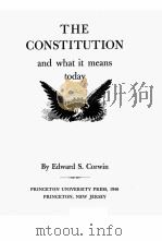 THE CONSTITUTION AND WHAT IT MEANS TODAY（1946 PDF版）