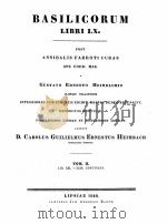 BASILICORUM LIBRI LX POST ANNIBALIS FABROTI CURAS OPE CODD TOM. II 1940 PDF电子版封面
