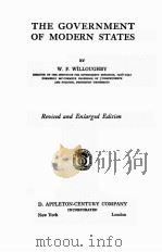 THE GOVERNMENT OF MODERN STATES REVISED AND ENLARGED EDITION（1936 PDF版）