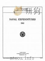 NAVAL EXPENDITURES 1941 1942 PDF电子版封面