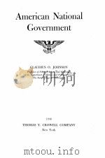 AMERICAN NATIONAL GOVERNMENT（1946 PDF版）