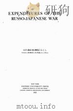 EXPENDITURES OF THE RUSSO-JAPANESE WAR（1923 PDF版）
