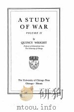 A STUDY OF WAR VOLUME II（1942 PDF版）
