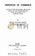 PRINCIPLES OF COMMERCE（1923 PDF版）
