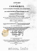 ANNALS OF COMMERCE VOLUME I 1805 PDF电子版封面