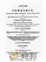 ANNALS OF COMMERCE VOLUME IV 1805 PDF电子版封面