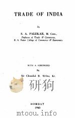TRADE OF INDIA（1943 PDF版）