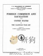 FOREIGN COMMERCE AND NAVIGATION OF THE UNITED STATES FOR THE CALENDAR YEAR 1937 1939 PDF电子版封面