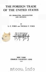 THE FOREIGN TRADE OF THE UNITED STATES（1922 PDF版）