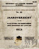 JAAROVERZICHT NO.44 DEEL 3 1927 PDF电子版封面