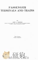 PASSENGER TERMINALS AND TRAINS FIRST EDITION PDF电子版封面 JOHN A. DROEGE