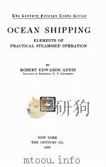 OCEAN SHIPPING 1920 PDF电子版封面