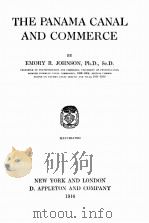 THE PANAMA CANAL AND COMMERCE（1916 PDF版）