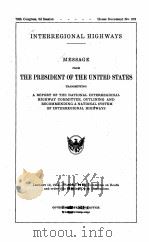INTERREGIONAL HIGHWAYS 1944 PDF电子版封面