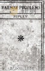 RAILWAY PROBLEMS REVISED EDITION（1913 PDF版）