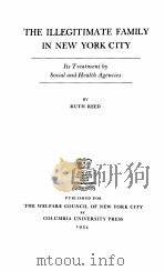 THE ILLEGITIMATE FAMILY IN NEW YORK CITY（1934 PDF版）