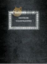 DEUTSCHE VOLKSTRACHTEN 1954 PDF电子版封面